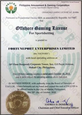 Certificated Sbobet